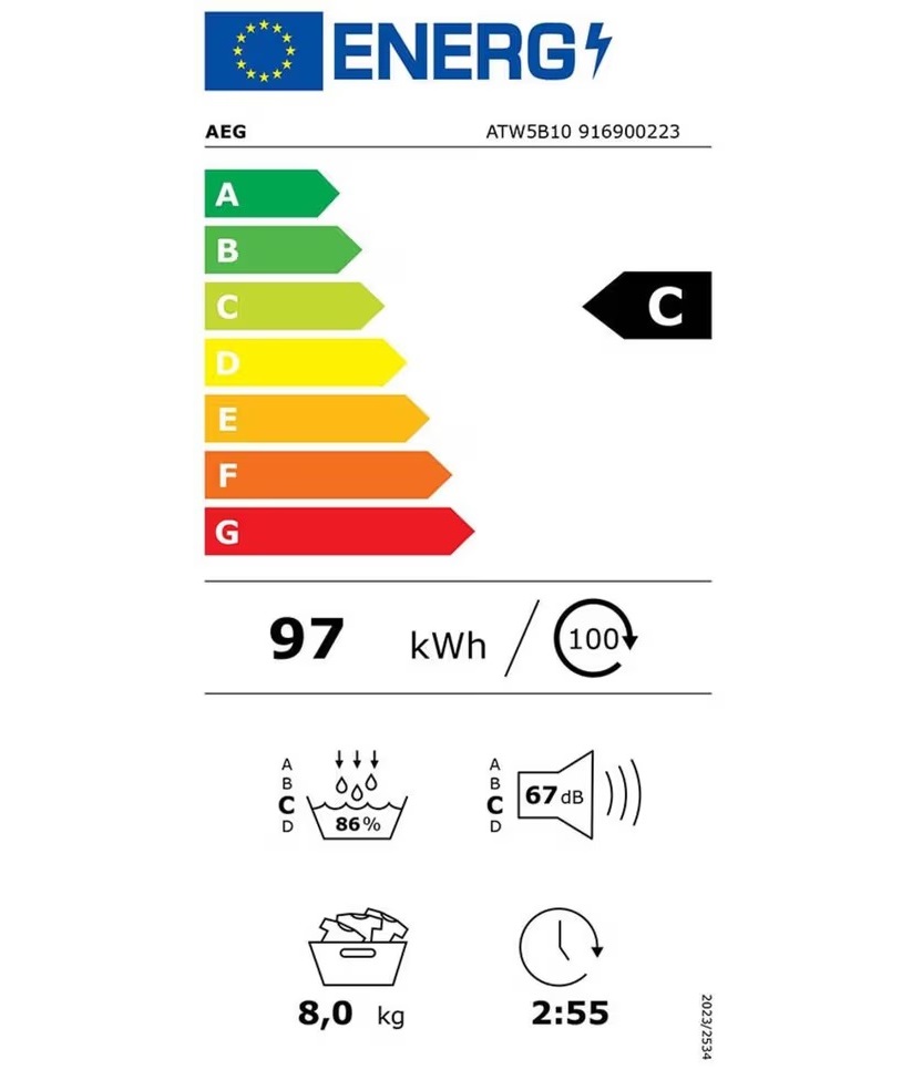 AEG Set AWA4B10 + ATW5B100
