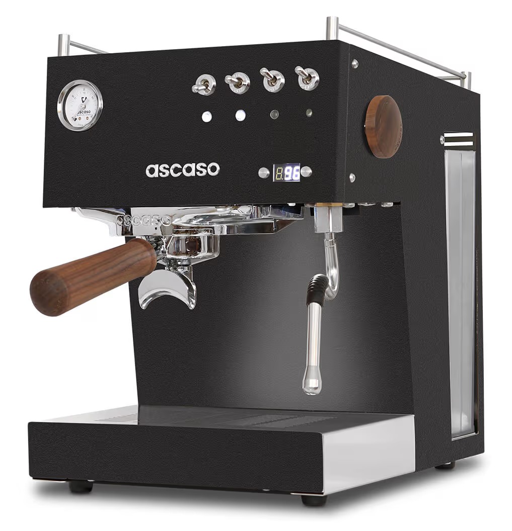 Ascaso Machine à espresso STEEL UNO PID Black&Wood (4)