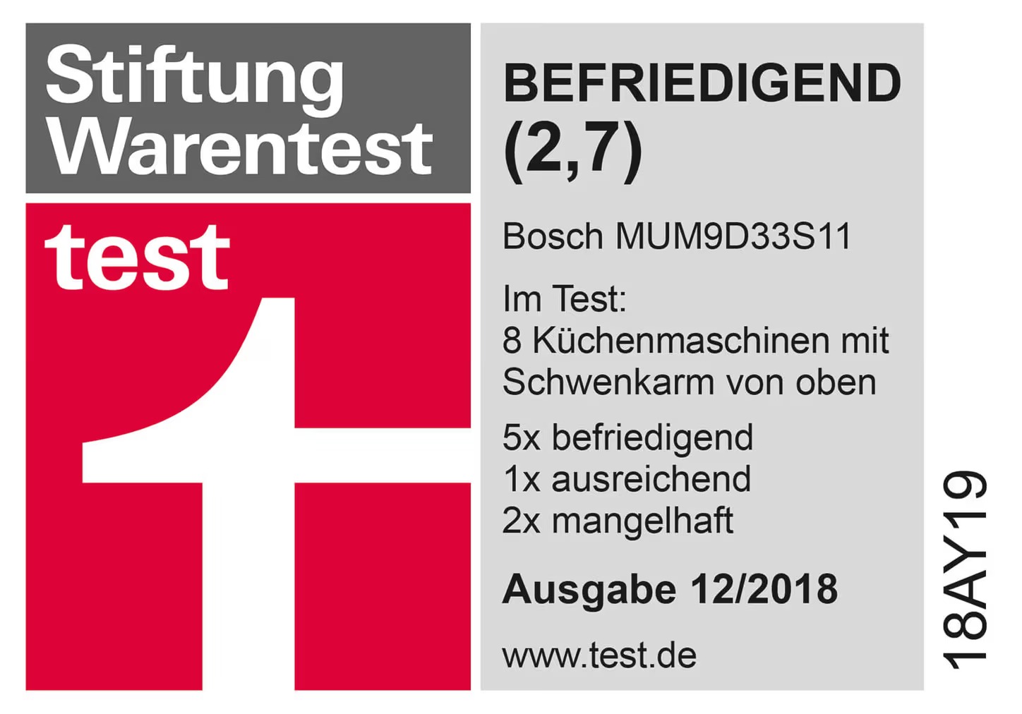 Bosch MUM9D33S112