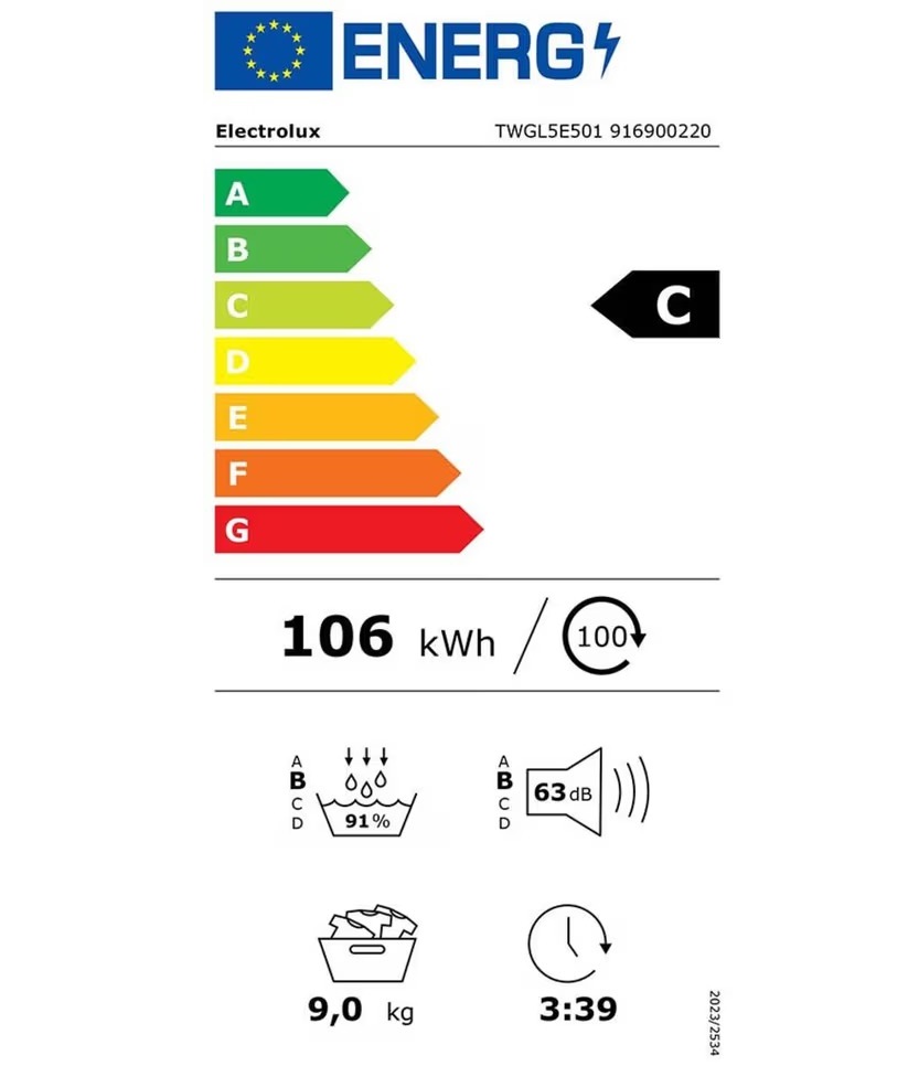 Electrolux Set WAGL6E500 + TWGL5E5011