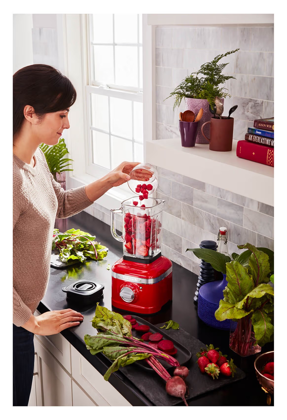 KitchenAid Blender K400 Artisan rouge1