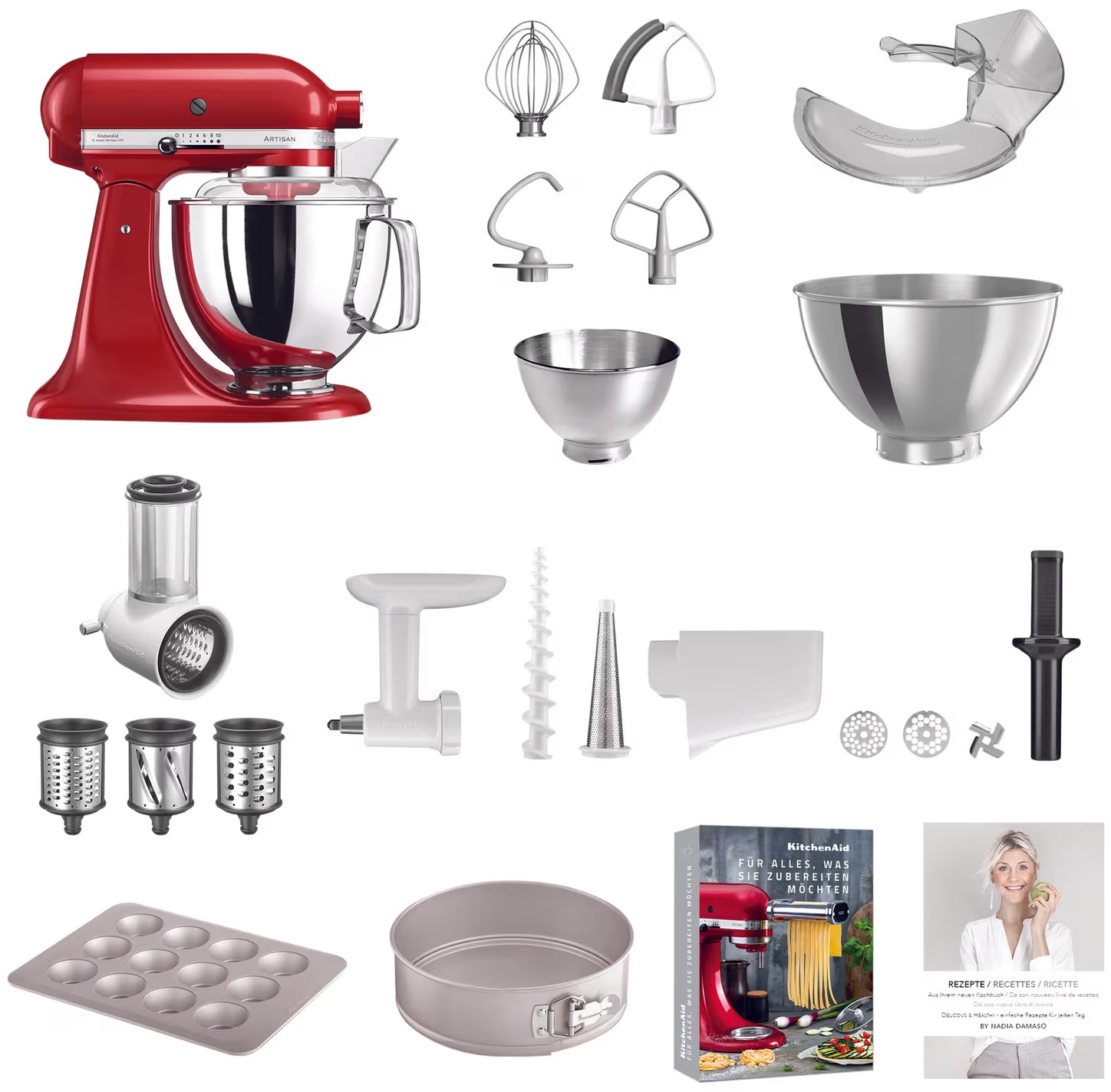 KitchenAid KSM 200 Swiss Edition Nadia Damaso Set