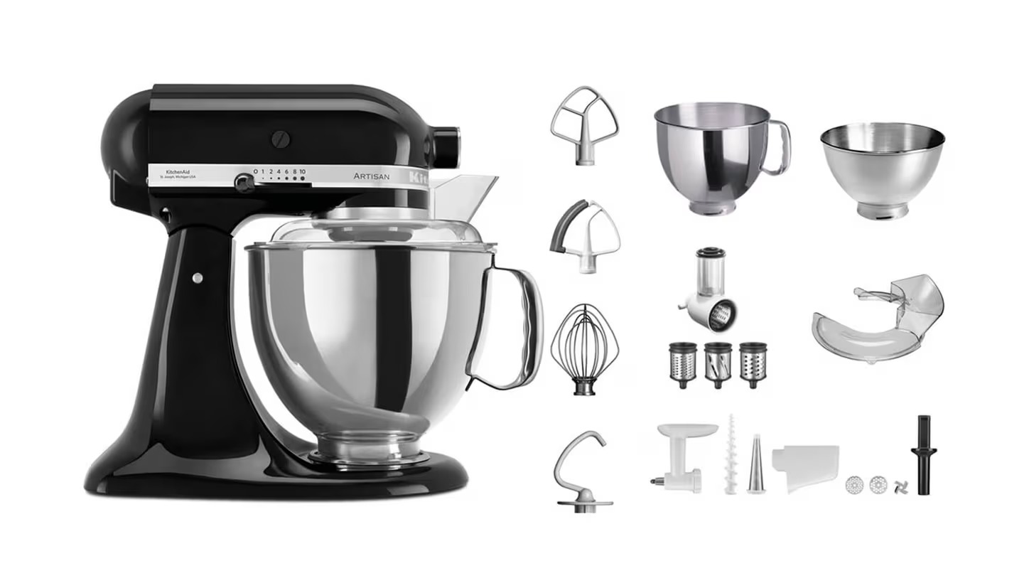 KitchenAid KSM200 Deluxe Set noir