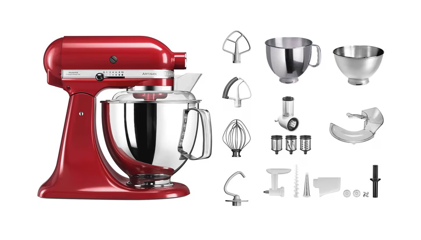 KitchenAid KSM200 Deluxe Set Rouge