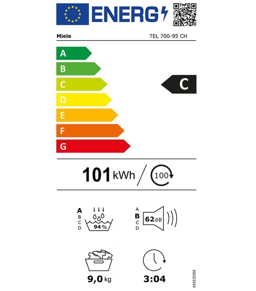 Miele SET Miele WEI 800-75 CH + TEL 700-95 CH0