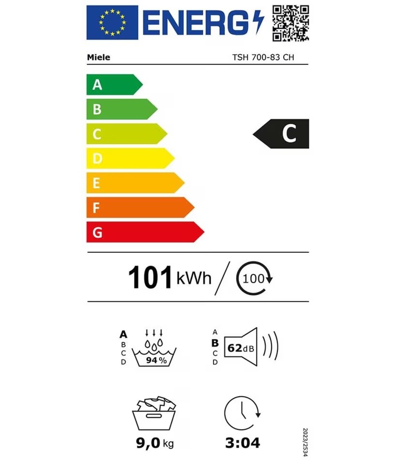 Miele Set WSG 900-83 CH + TSH 700-83 CH0