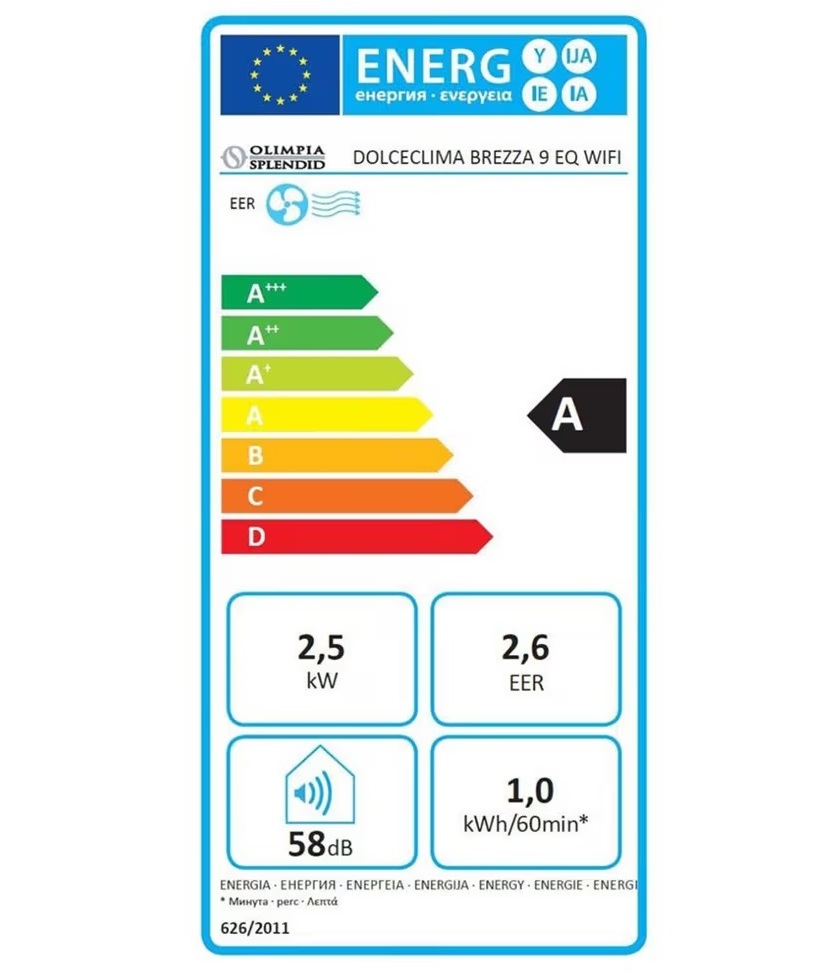 Olimpia Splendid Dolceclima Brezza 9HQ WIFI (1)