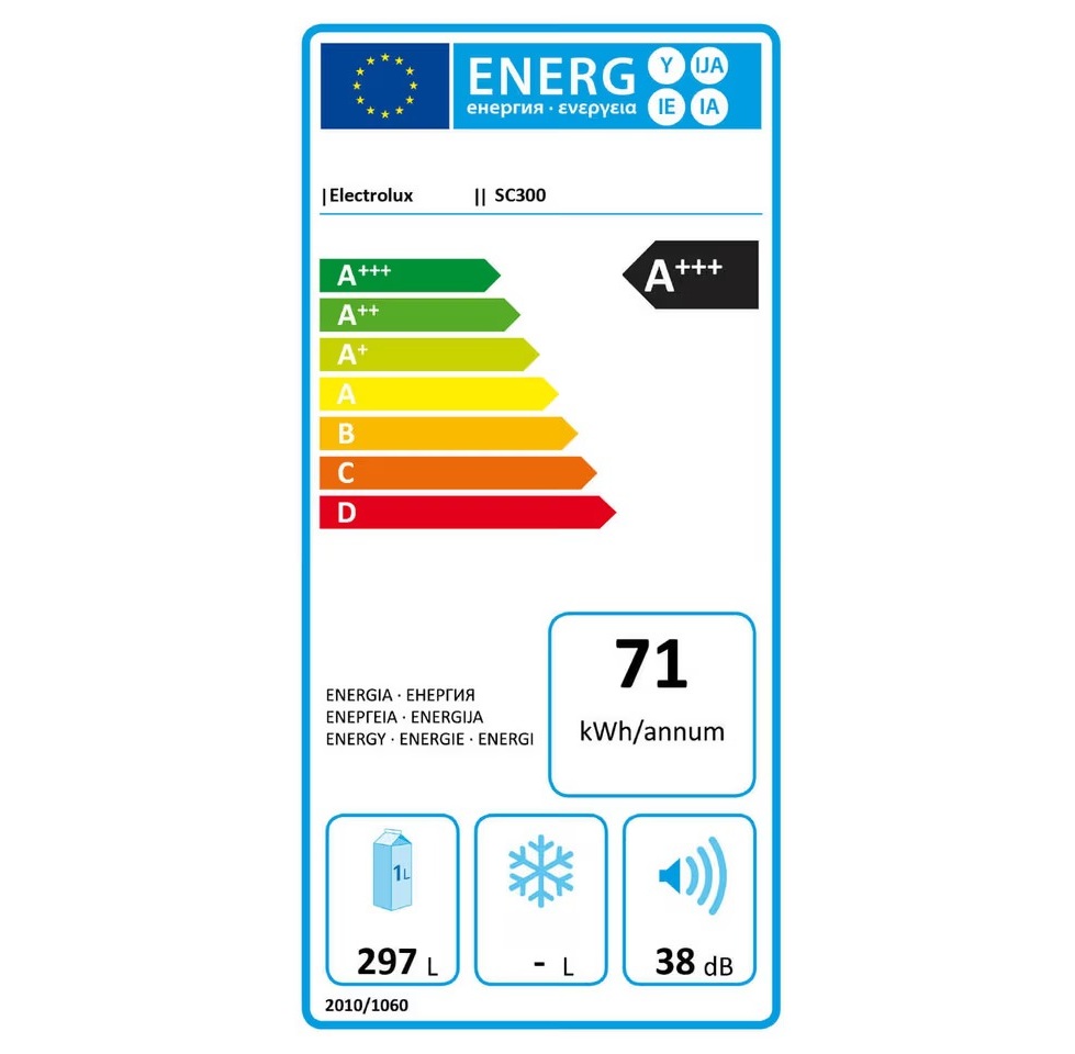 Réfrigérateur Electrolux SC 300 297.0 L à droiteréversible (2)