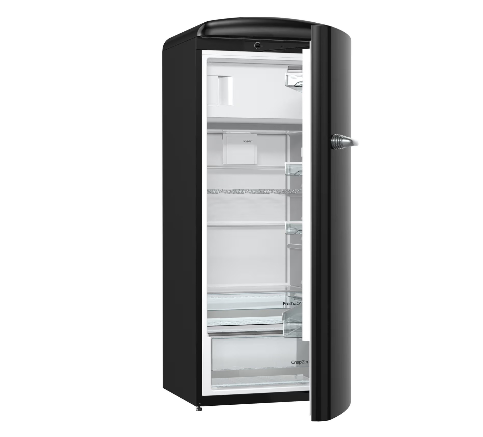 Réfrigérateur Sibir Oldtimer OT 274 BL Black 254.0 L à droitepas réversible