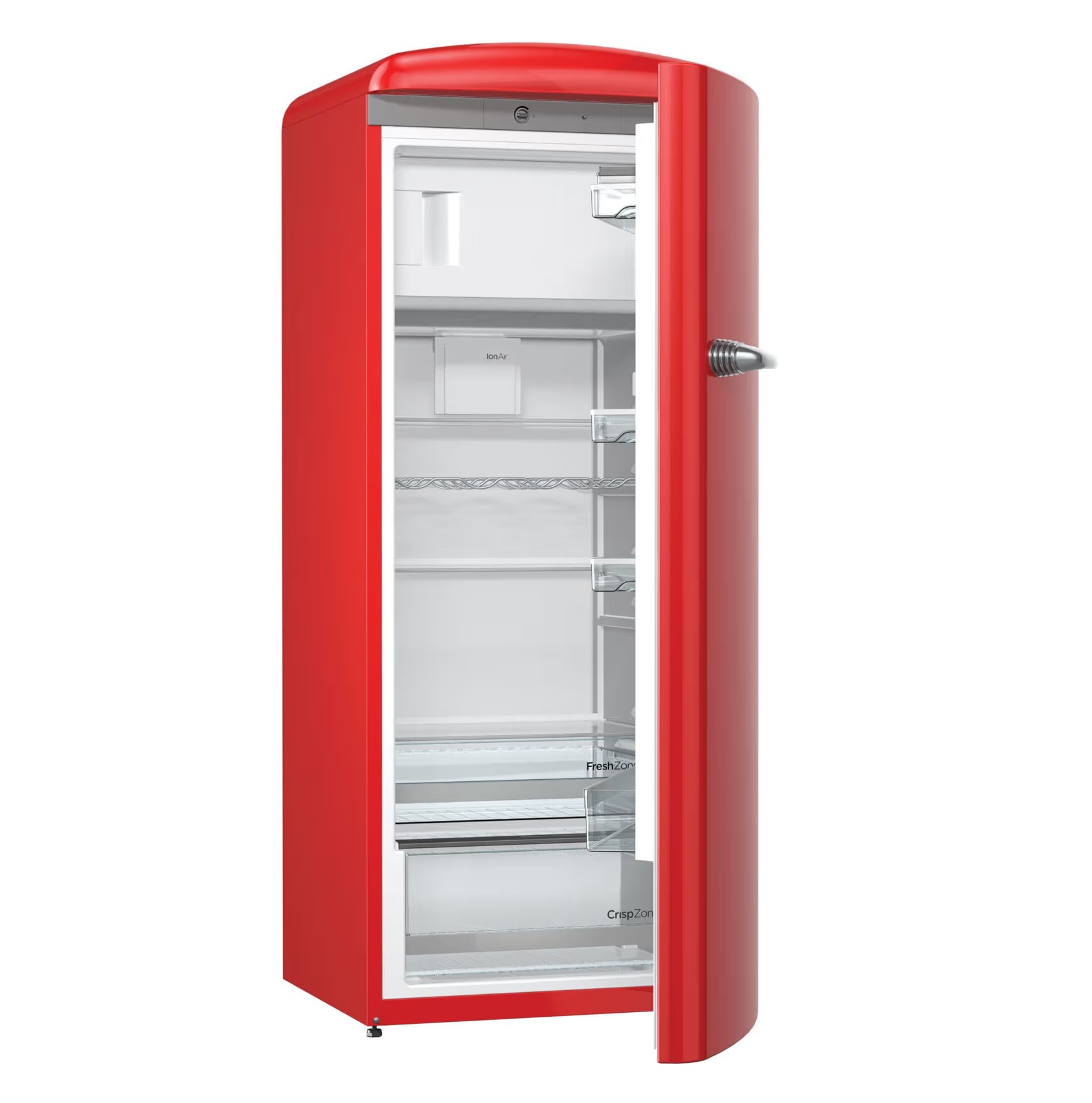 Réfrigérateur Sibir Oldtimer OT 274 FR Fire Red 254.0 L à droitepas réversible