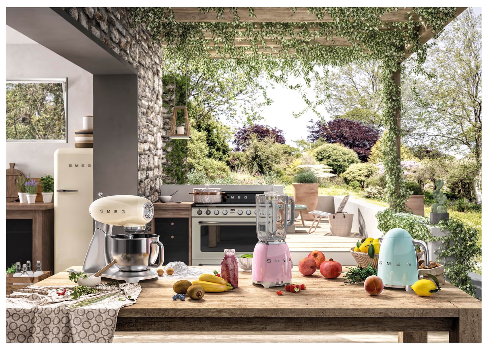 Réfrigérateur Smeg FAB28RCR5 270.0 L à droitepas réversible (3)