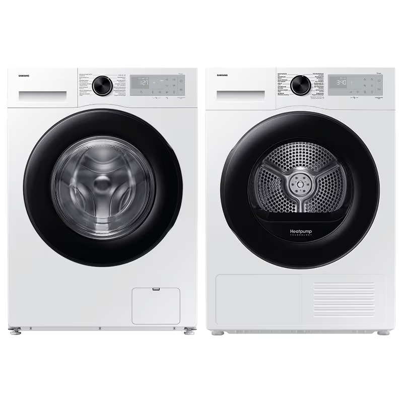 Samsung Set WW90CGC04AAHWS + DV90DG52A0AHWS (1) Samsung Set WW90CGC04AAHWS + DV90DG52A0AHWS