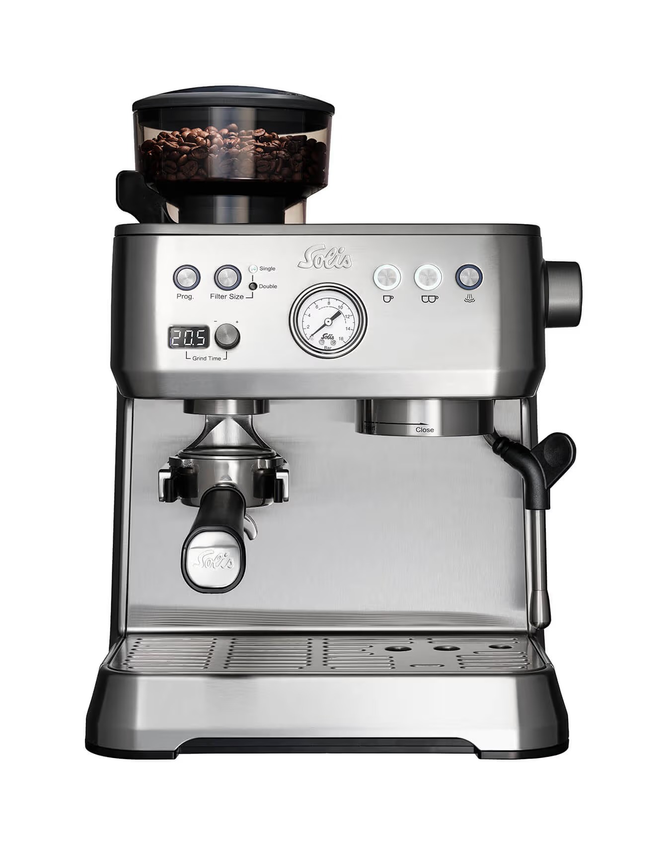Solis Grind & Infuse Perfetta argent Type 1019