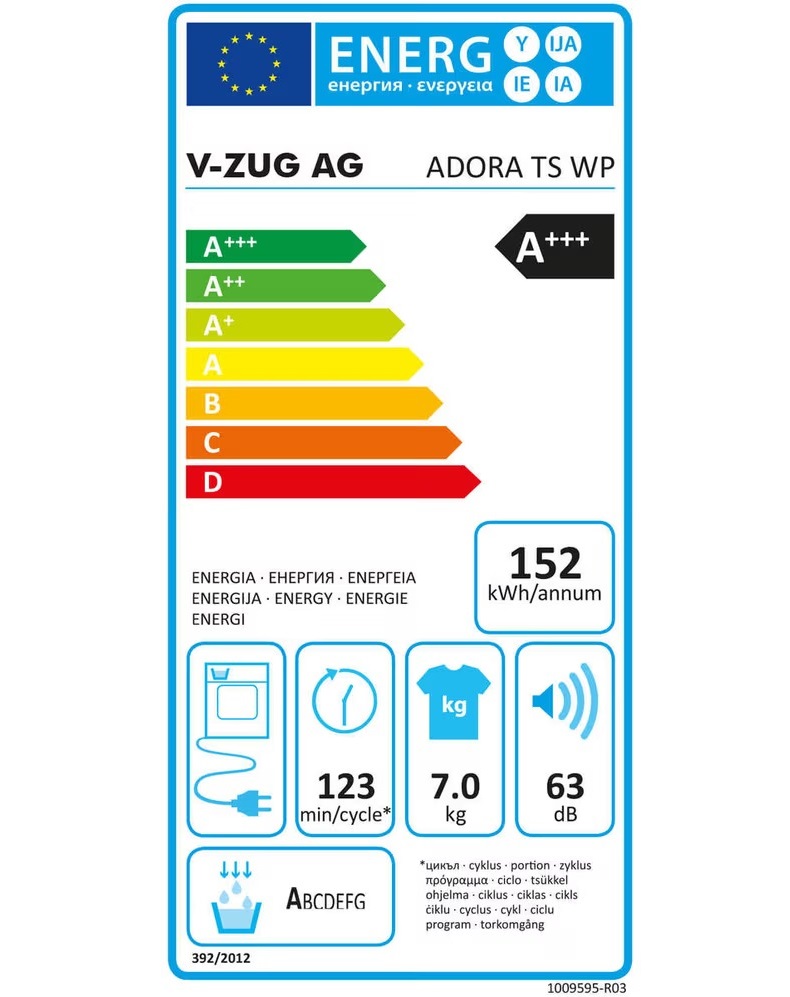 V-ZUG Adora TS WP WATSWPHl