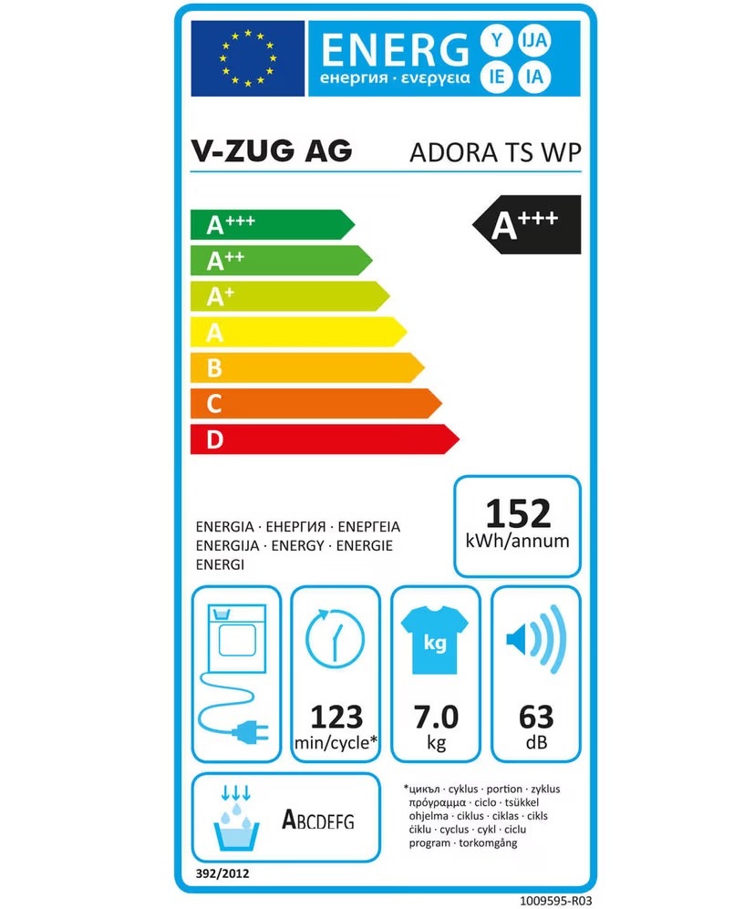 V-ZUG Adora TS WP WTATSWPr0 V-ZUG Adora TS WP WTATSWPr
