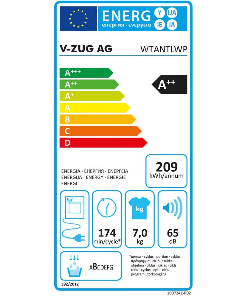 V-ZUG Adorina Séchage V200 gauche0