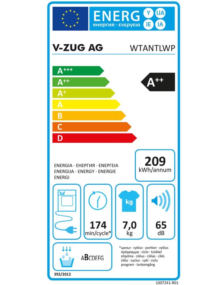V-ZUG Adorina WTANTLWPr